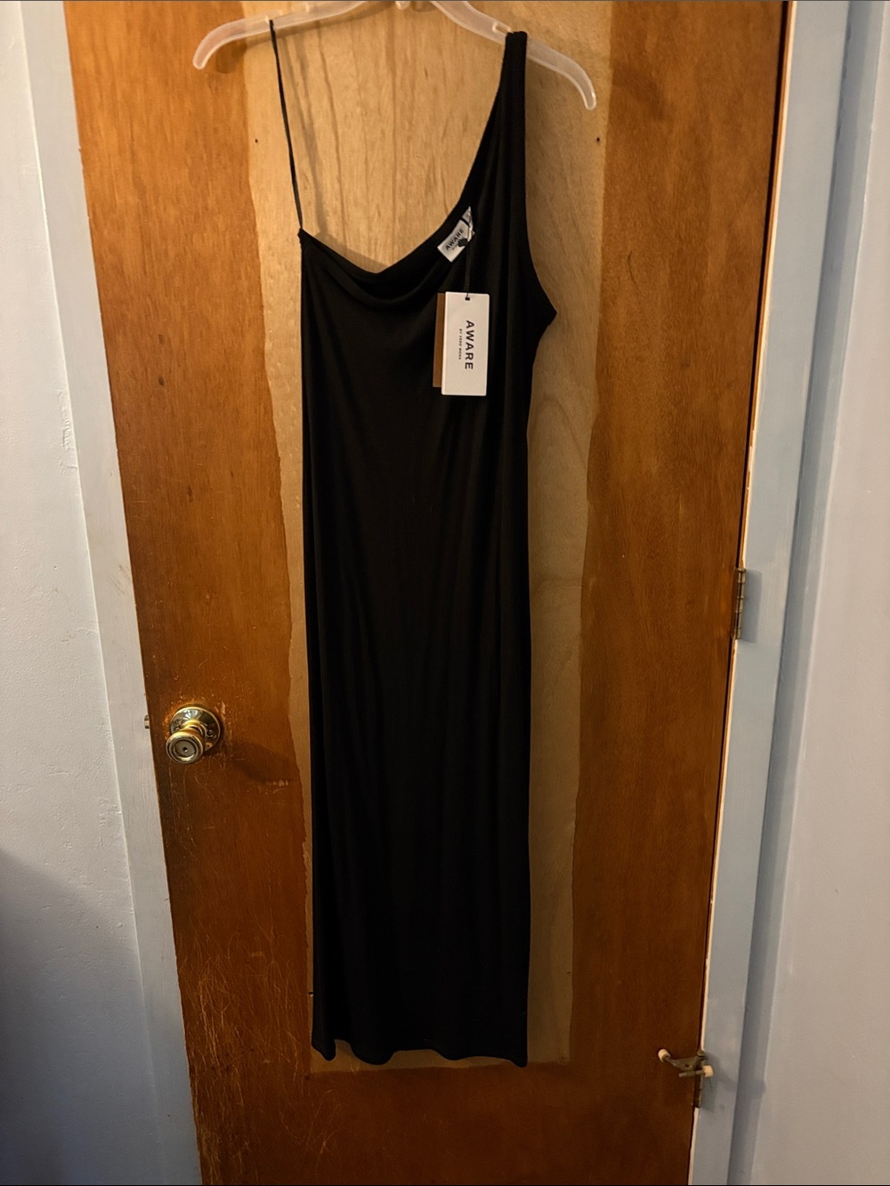 Vero Moda Black One-Shoulder Maxi Dress